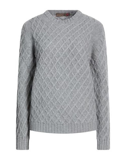 Woman Sweater Light grey Size 12 Virgin Wool