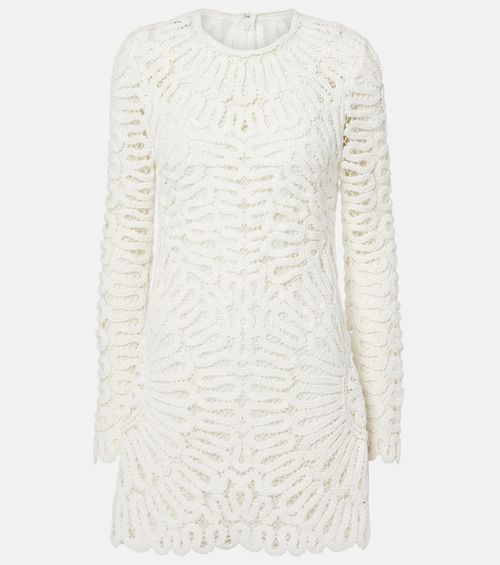 Mccall crochet cotton minidress
