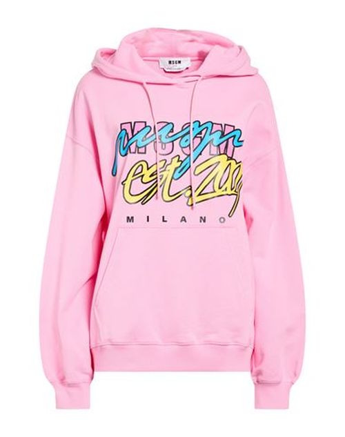 Woman Sweatshirt Pink Size XXS Cotton