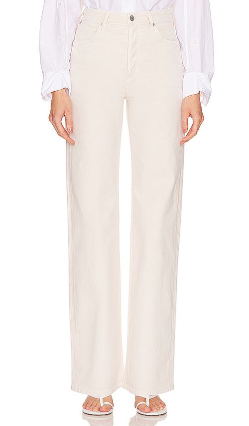 Citizens of Humanity Annina Wide Leg Jeans in Ivory. - 32 also