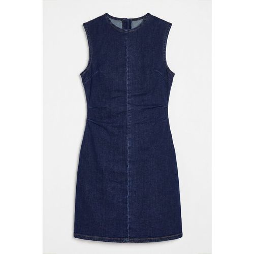 Hiccup Womens Denim Mini Dress - Dark Blue - Mediu