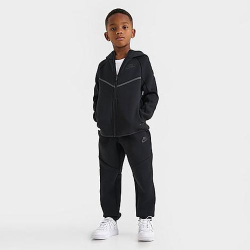 Little Kids Tech Fleece Full-Zip Set in Black