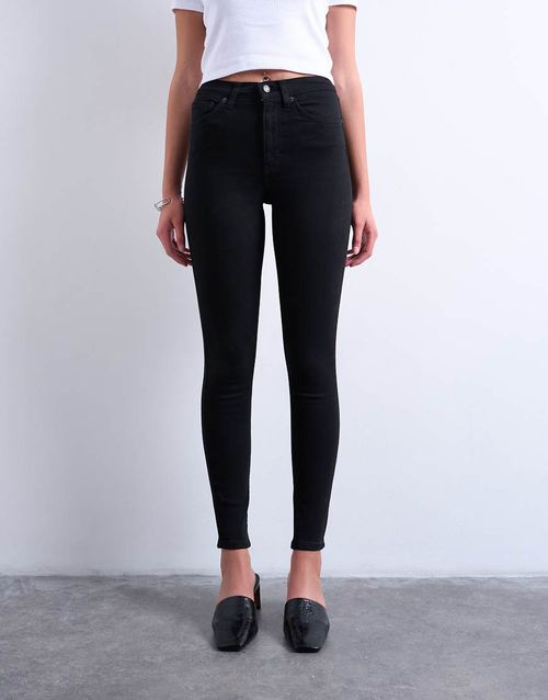 Jamie skinny high rise jean in black
