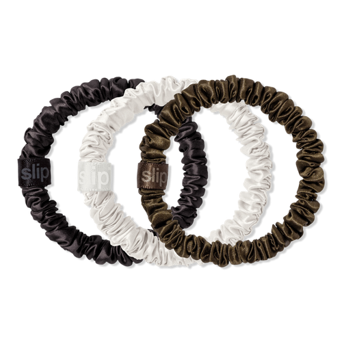 Pure Silk Skinny Scrunchie Trio - Audrey