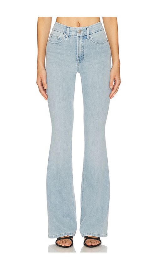 Good American Good Petite Flare Jeans in Blue. -  4 also in 12, 14, 16, 18, 2, 20, 22
