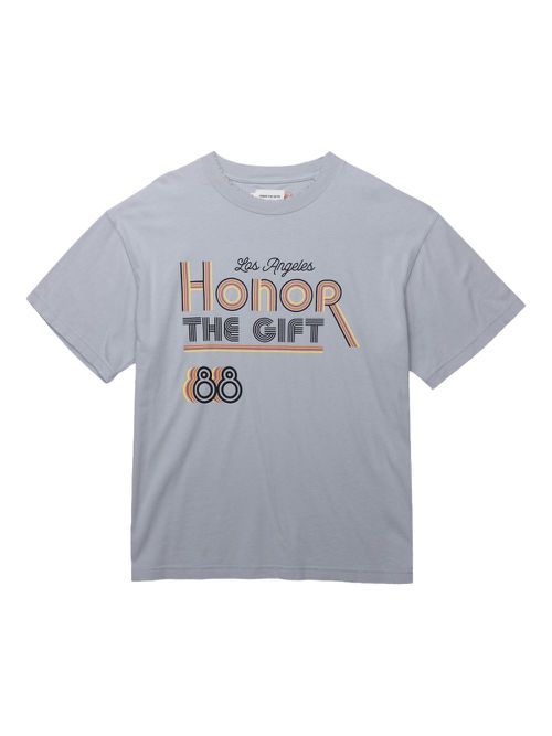 Honor The Gift Retro Honor T-shirt - Grey