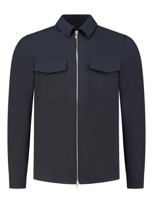 Marco Pescarolo zip-up jacket - Black