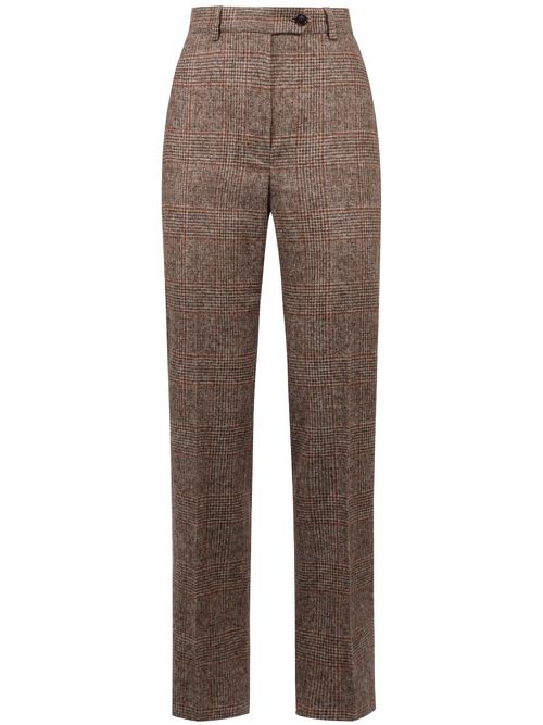 Prince of Wales trousers - Brown