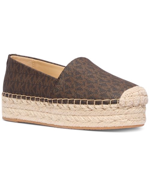 Michael Women's Lynn Espadrille Flats - Brown