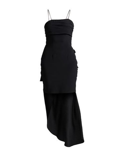 Grifoni Woman Maxi dress Black Size 8 Acetate, Silk