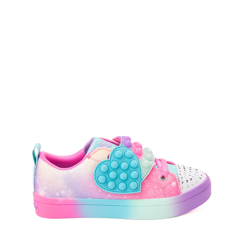 Skechers Twinkle Toes&reg; Twi-Lites 2.0 Heart Pops Sneaker - Little Kid - Pink / Multicolor