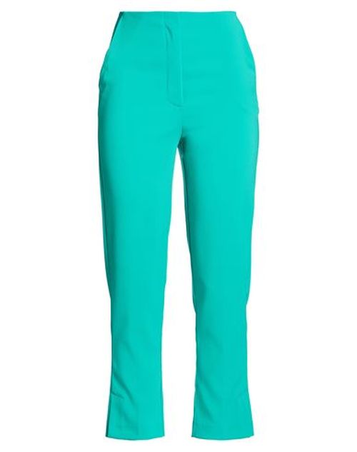 Woman Pants Emerald green Size 2 Polyester, Elastane