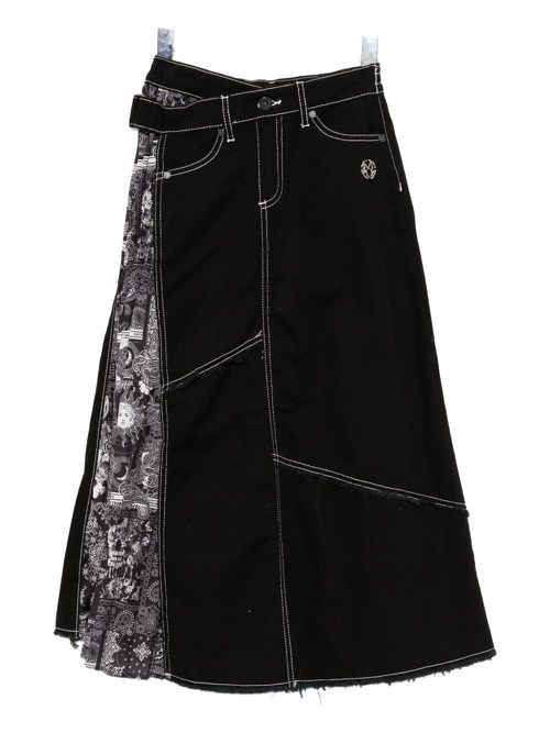 Denim skirt - Black