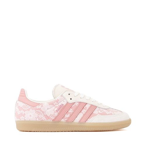 Womens adidas Samba OG Lace Athletic Shoe - Off White / Wonder Mauve / Cloud White