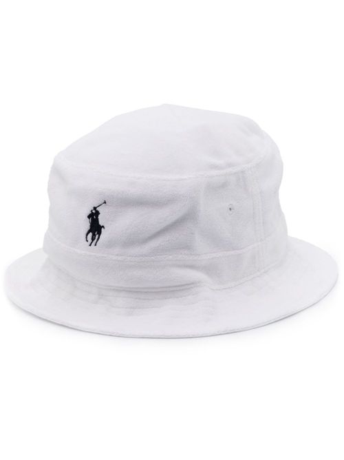 Polo Pony bucket hat - White