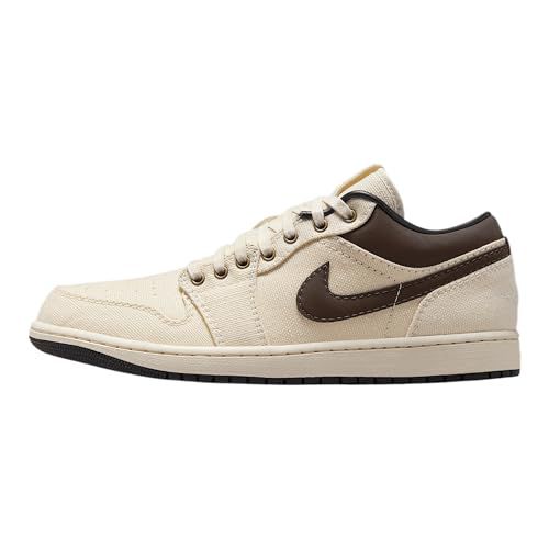 AIR JORDAN LOW PRM "PALE IVORY/BAROQUE BROWN-OFF NOIR"