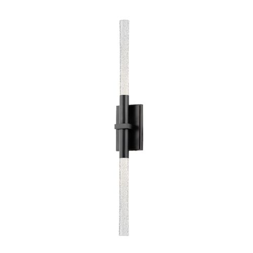 Black Brass LED Wall Sconce from the Millerton Collection