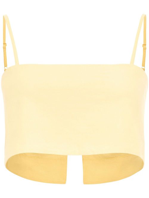 AZEEZA Walton crop top - Geel