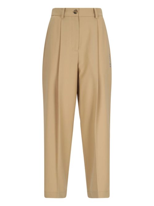 Logo Straight Pants