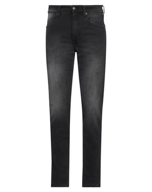 Man Jeans Black Size 30 Cotton, Elastane