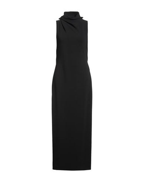 Woman Maxi dress Black Size 2 Viscose, Elastane