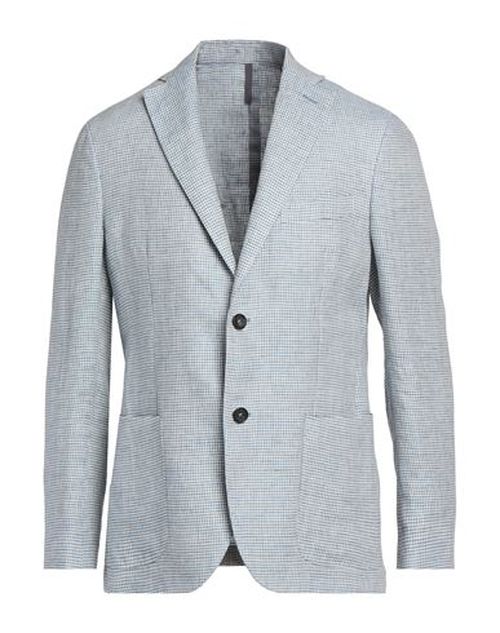 Man Blazer Light blue Size 36 Linen