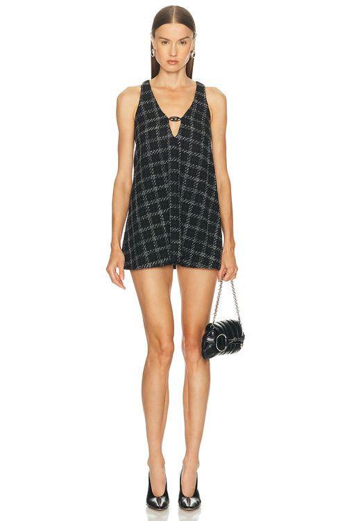 Diesel Sleeveless Mini Dress in Black