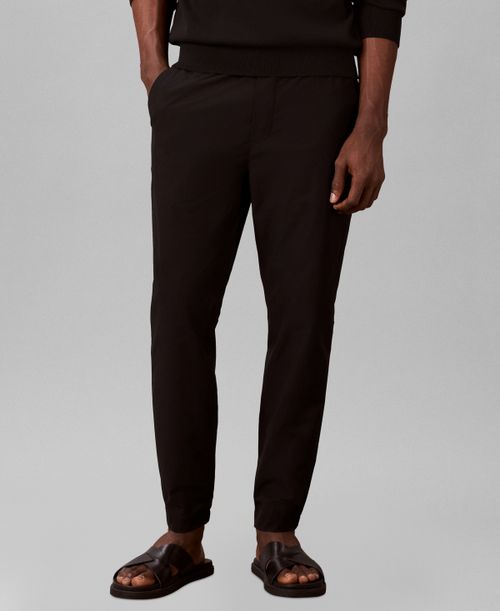 Men's Tech Mid-Rise Slim-Fit Pants - Dark Brown