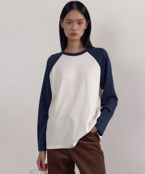 Loose Raglan Long Sleeve T-Shirts
