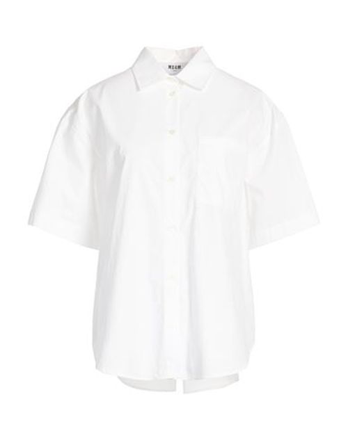 Woman Shirt White Size 10 Cotton