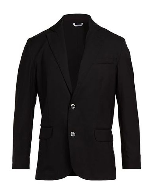 Man Blazer Black Size 42 Wool, Polyester, Elastane