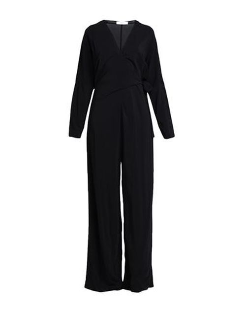 Woman Jumpsuit Black Size 8 Viscose, Elastane