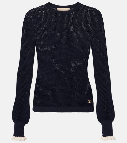 Cotton-blend sweater