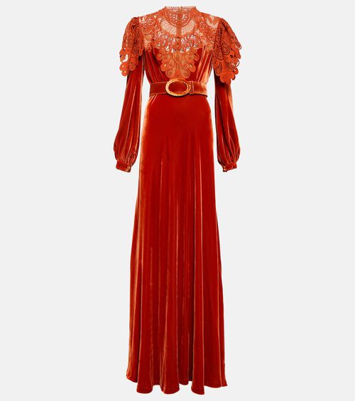 Velvet gown
