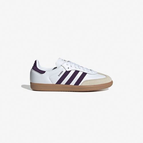 Adidas Women's Samba OG - cloud white/alumina/aurora plum - unisex