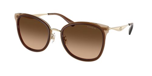 Coach HC7170 CW185 945374 Women’s Sunglasses Brown Size 56