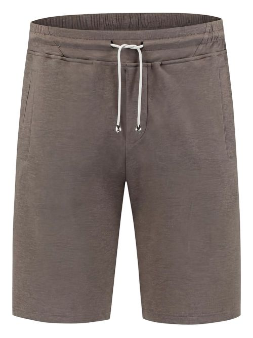 Doriani Cashmere elasticated-waist shorts - Brown