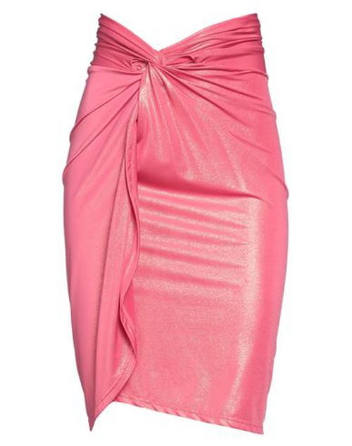Woman Midi skirt Fuchsia Size S Polyester, Elastane