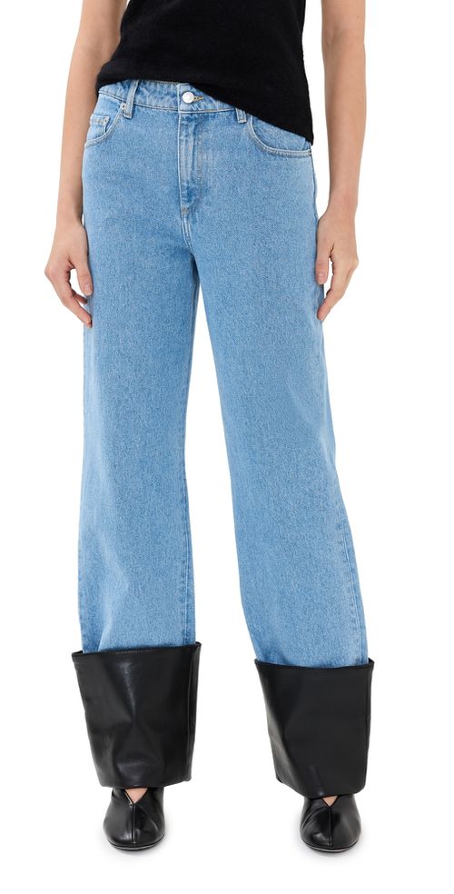 Raynee Jeans Mid Blue/Black