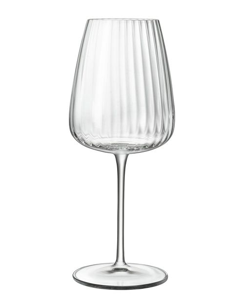 Luigi Bormioli Optica 18.5Oz Chardonnay White Wine Glasses (Set Of 4)