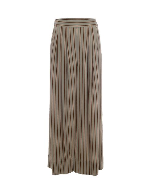 Ryon Righe Trousers — Green