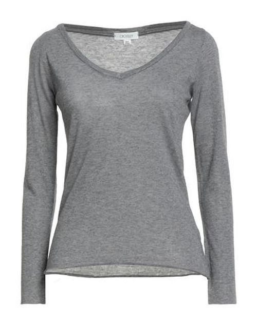 Woman Sweater Grey Size S Cotton, Cashmere