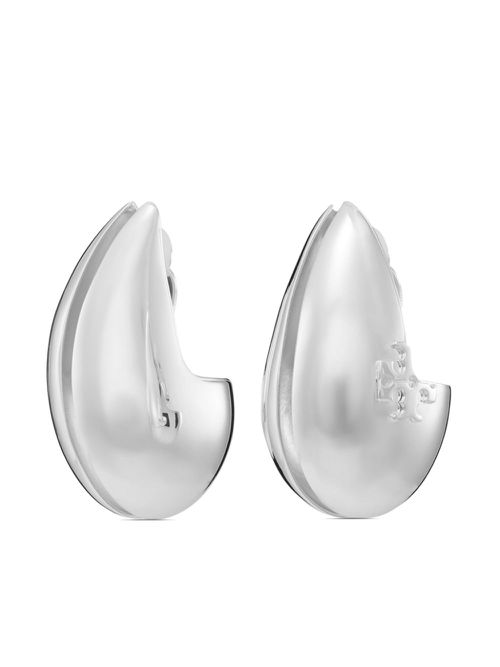 Wave clip-on earrings - Silver
