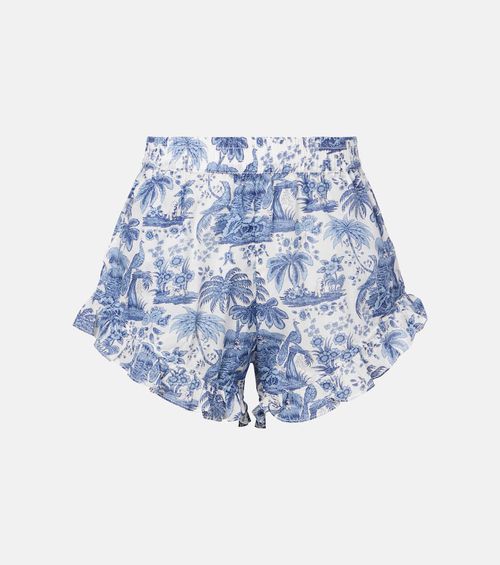 Boyana printed cotton toile shorts