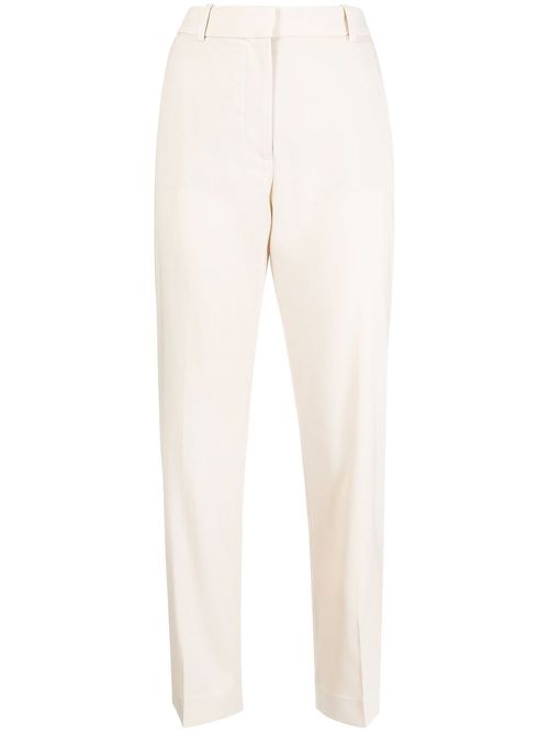 Straight-leg tailored trousers - Neutrals