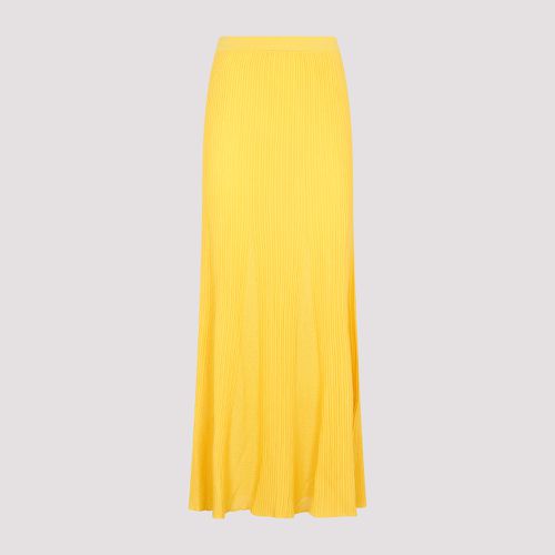 Yellow Wool Eula Skirt