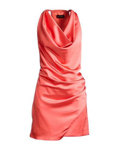 Woman Mini dress Salmon pink Size 4 Polyester