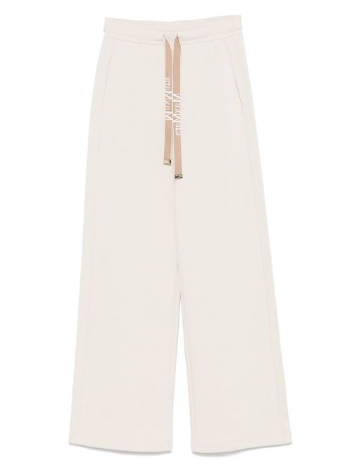 Drawstring-waist track pants - Neutrals