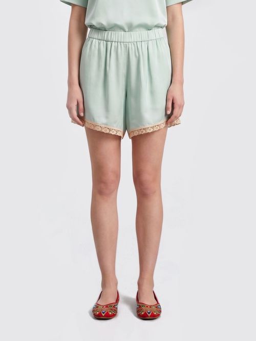 Pants Woman color Sky Blue