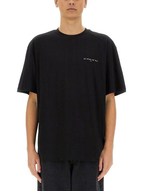Ih Nom Uh Nit This is Authentic Mask Crewneck T-Shirt